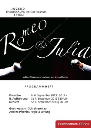 Junge Bühne Programmheft 2014